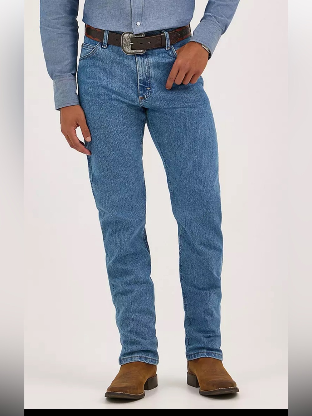 Wrangler Advanced Comfort Fit 47 Men's Straight-Leg Jeans 33 x 34